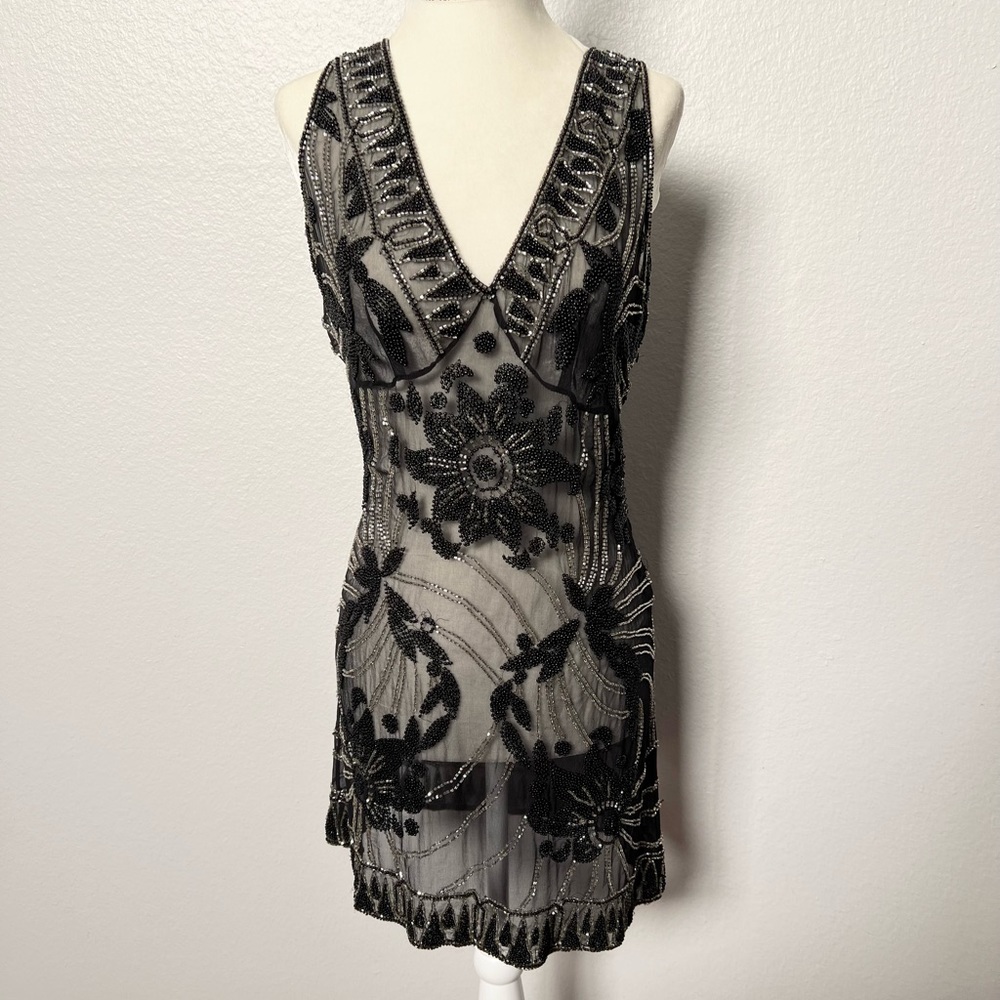 Tracy Reese New York Silk Beaded dress size 2